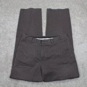 Eddie Bauer Chino Pants Mens‎ 35 Brown Wrinkle Resistant Relaxed Fit 36" inseam